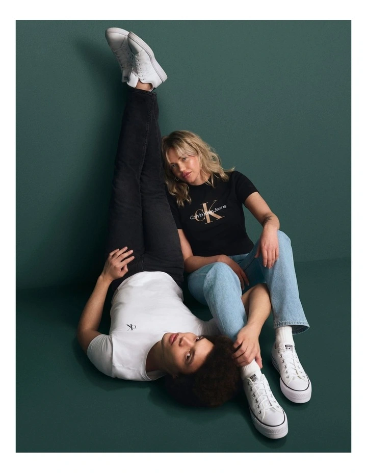 Calvin Klein Jeans High Rise Straight In Light Blue 4 Calvin Klein Jeans High Rise Straight In Light Blue - Image 2