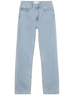 Calvin Klein Jeans High Rise Straight In Light Blue 13 Calvin Klein Jeans High Rise Straight In Light Blue -Myer Fashion Store 925962580 6 720x928