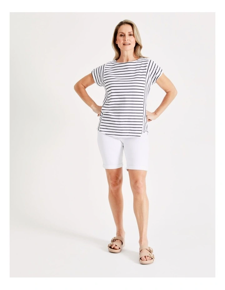 Regatta Stretch Denim Short In White 4 Regatta Stretch Denim Short In White - Image 2