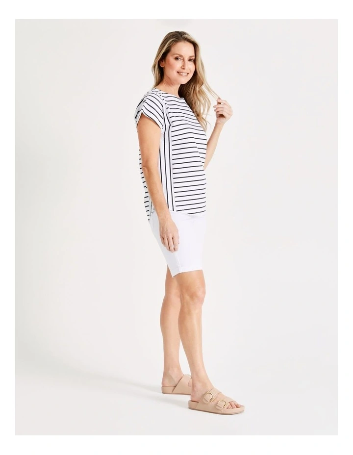 Regatta Stretch Denim Short In White 5 Regatta Stretch Denim Short In White - Image 3