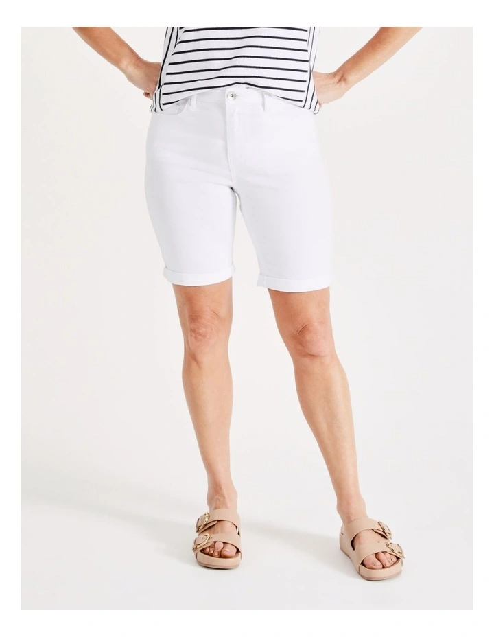 Regatta Stretch Denim Short In White 7 Regatta Stretch Denim Short In White - Image 5