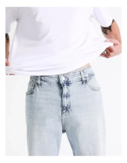 Calvin Klein Jeans Dad Jean In Bleached Blue -Myer Fashion Store 926553250 6 720x928