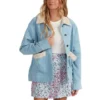 Roxy Almost Famous Corduroy Trucker Jacket In Blue -Myer Fashion Store 927610930 1 720x928