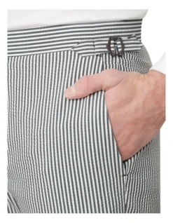 Gatsby Seersucker Short In Green -Myer Fashion Store 927881560 3 720x928