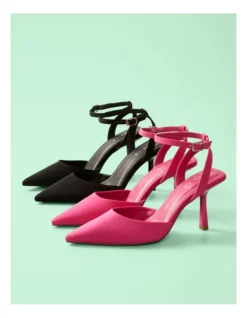 Ryder Heeled Shoes In Black Neosatin -Myer Fashion Store 928361800 2 2 720x928