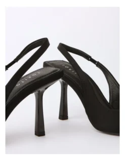 Bliss Black Neosatin Heeled Shoes -Myer Fashion Store 928361980 5 1 720x928