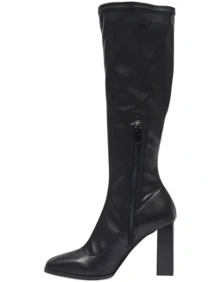 Damsel Boots In Black Stretch -Myer Fashion Store 928521820 3 720x928