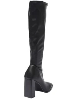 Damsel Boots In Black Stretch -Myer Fashion Store 928521820 4 720x928