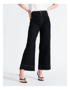 Basque Recycled Cotton Blend Wide Leg Jean In Indigo -Myer Fashion Store 928634950 2 720x928