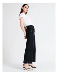 Basque Recycled Cotton Blend Wide Leg Jean In Indigo -Myer Fashion Store 928634950 4 720x928