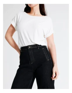 Basque Recycled Cotton Blend Wide Leg Jean In Indigo -Myer Fashion Store 928634950 5 720x928