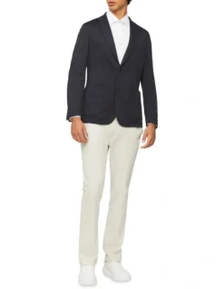 Calvin Klein Puppytooth Knit Blazer In Navy 7 Calvin Klein Puppytooth Knit Blazer In Navy -Myer Fashion Store 928885510 2 720x928