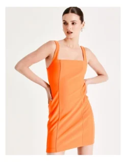 Bodycon Mini Dress In Orange 12 Bodycon Mini Dress In Orange -Myer Fashion Store 928998280 4 720x928