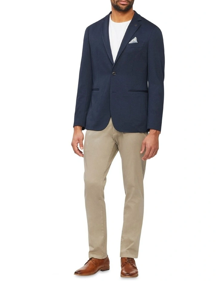 Stretch Blazer In Navy 4 Stretch Blazer In Navy - Image 2