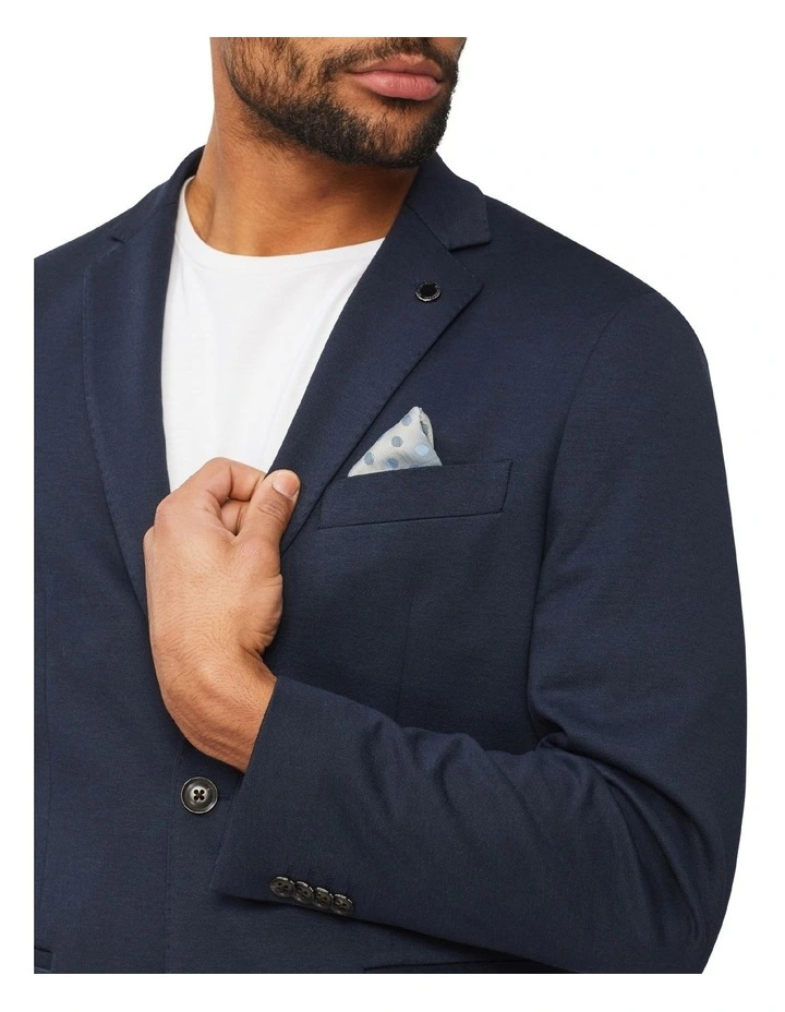 Stretch Blazer In Navy 6 Stretch Blazer In Navy - Image 4