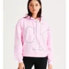Calvin Klein Jeans Illuminated CK Hoodie In Pink