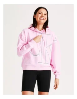 Calvin Klein Jeans Illuminated CK Hoodie In Pink 10 Calvin Klein Jeans Illuminated CK Hoodie In Pink -Myer Fashion Store 929213380 4 720x928