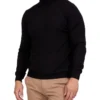 Merino Roll Neck In Black