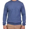 Merino Crew Neck In Mid Blue -Myer Fashion Store 929271340 1 720x928