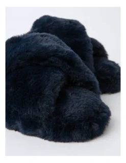 SOHO Aspen Slipper In Navy -Myer Fashion Store 929314720 4 720x928