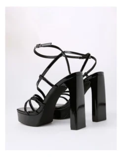 Charm Black Sandal In Black -Myer Fashion Store 929701360 6 720x928