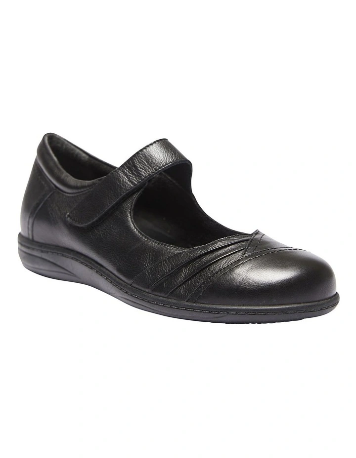 Larissa Flat Shoes In Black Glove 4 Larissa Flat Shoes In Black Glove - Image 2