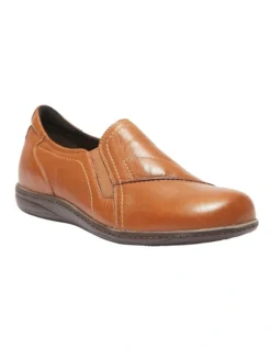 Latrobe Flat Shoes In Mid Brown Glove -Myer Fashion Store 930000340 2 720x928