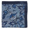 Cambridge Foulard Floral Silk Pocket Square In Blue -Myer Fashion Store 930021040 930018700 1 720x928