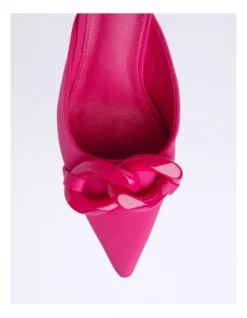 Angie Neosatin Heeled Shoes In Fuchsia -Myer Fashion Store 930221830 6 720x928