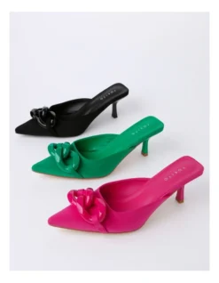 Angie Neosatin Heeled Shoes In Fuchsia -Myer Fashion Store 930221830 7 720x928