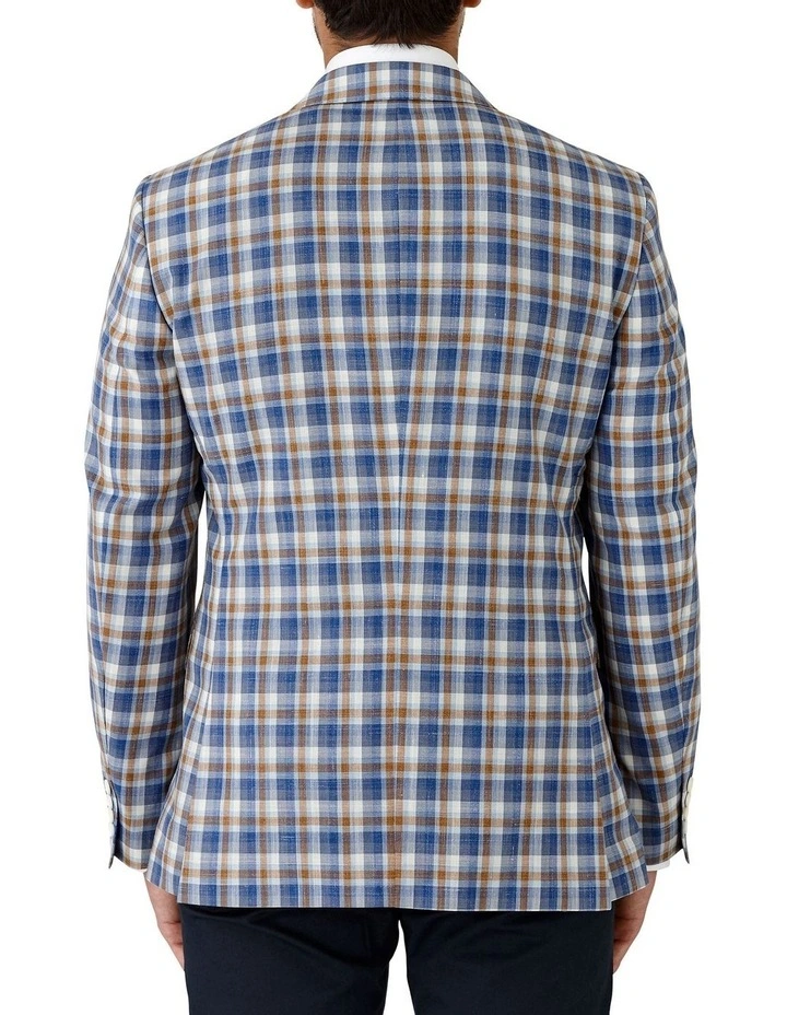 Cambridge Hawthorn Modern Fit Sports Jacket In Blue Multi 4 Cambridge Hawthorn Modern Fit Sports Jacket In Blue Multi - Image 2