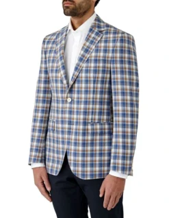 Cambridge Hawthorn Modern Fit Sports Jacket In Blue Multi 8 Cambridge Hawthorn Modern Fit Sports Jacket In Blue Multi -Myer Fashion Store 930250000 930223720 3 720x928