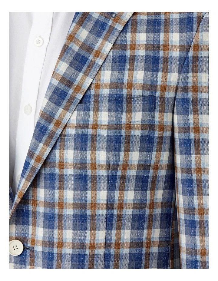 Cambridge Hawthorn Modern Fit Sports Jacket In Blue Multi 6 Cambridge Hawthorn Modern Fit Sports Jacket In Blue Multi - Image 4