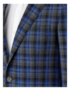 Cambridge Hawthorn Modern Fit Sports Jacket In Khaki/Blue -Myer Fashion Store 930250000 930226330 4 720x928