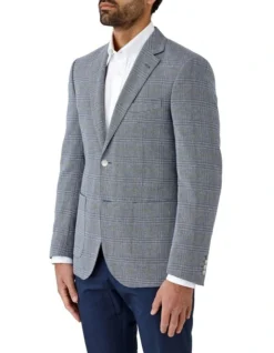 Cambridge Beaumaris Modern Fit Jacket In Blue -Myer Fashion Store 930383110 3 720x928