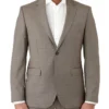 Stefano Tailored Fit Jacket In Taupe