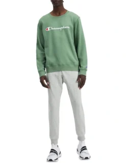 Champion Script Crew Green