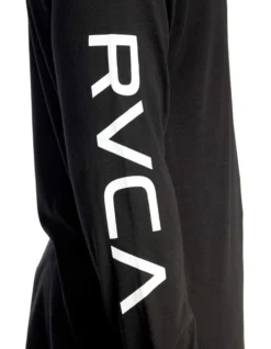 RVCA 2X Long Sleeve T-Shirt In Black -Myer Fashion Store 931389940 6 720x928