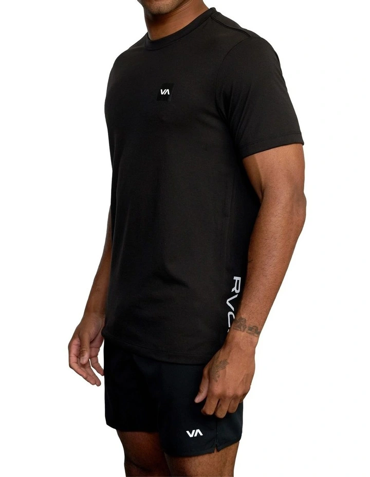 RVCA 2X Short Sleeve T-Shirt In Black 5 RVCA 2X Short Sleeve T-Shirt In Black - Image 3
