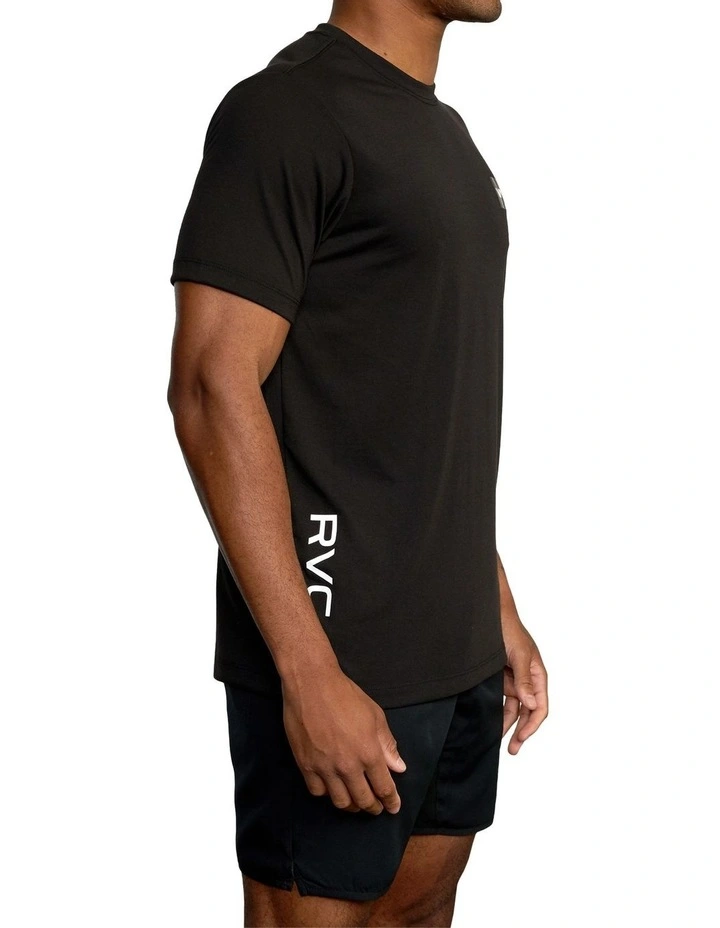 RVCA 2X Short Sleeve T-Shirt In Black 7 RVCA 2X Short Sleeve T-Shirt In Black - Image 5