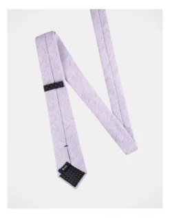 Textured Silk Tie In Lilac -Myer Fashion Store 931469050 2 1 720x928