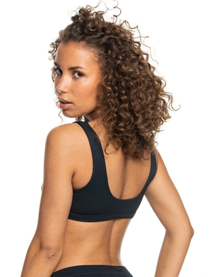 Roxy Love The 360 Athletic Bikini Top In Black 4 Roxy Love The 360 Athletic Bikini Top In Black - Image 2