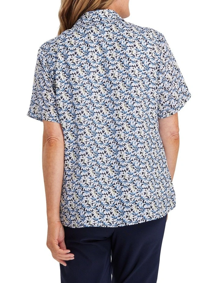 Tamar Short Sleeve Shirt In Ink Blue 5 Tamar Short Sleeve Shirt In Ink Blue - Image 3