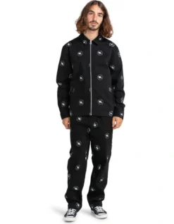 Public Enemy X Element Parker Polka Coaches Jacket In Black -Myer Fashion Store 933103180 5 720x928