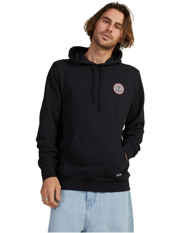 Element Seal Back Pullover Hoodie In Black 3 Element Seal Back Pullover Hoodie In Black