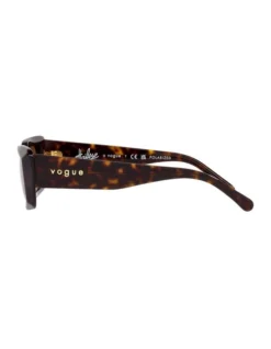 Vogue X Hailey Bieber Vo5440S Polarised Sunglasses In Brown 12 Vogue X Hailey Bieber Vo5440S Polarised Sunglasses In Brown -Myer Fashion Store 934157170 4 720x928