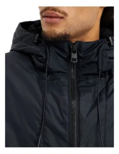Calvin Klein Jeans Padded Hooded Harrington Jacket In Black -Myer Fashion Store 934271290 3 1 720x928