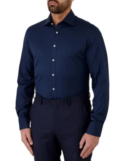 Cambridge Bentleigh Modern Fit Shirt In Navy 8 Cambridge Bentleigh Modern Fit Shirt In Navy -Myer Fashion Store 934342570 934337080 3 720x928