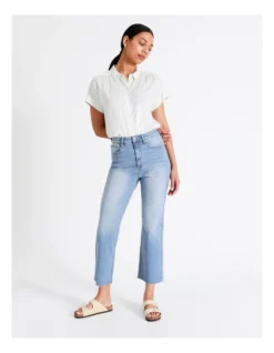 Recycled Blend Billie Straight Jean In Blue -Myer Fashion Store 934614190 5 720x928