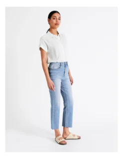 Recycled Blend Billie Straight Jean In Blue -Myer Fashion Store 934614190 6 720x928